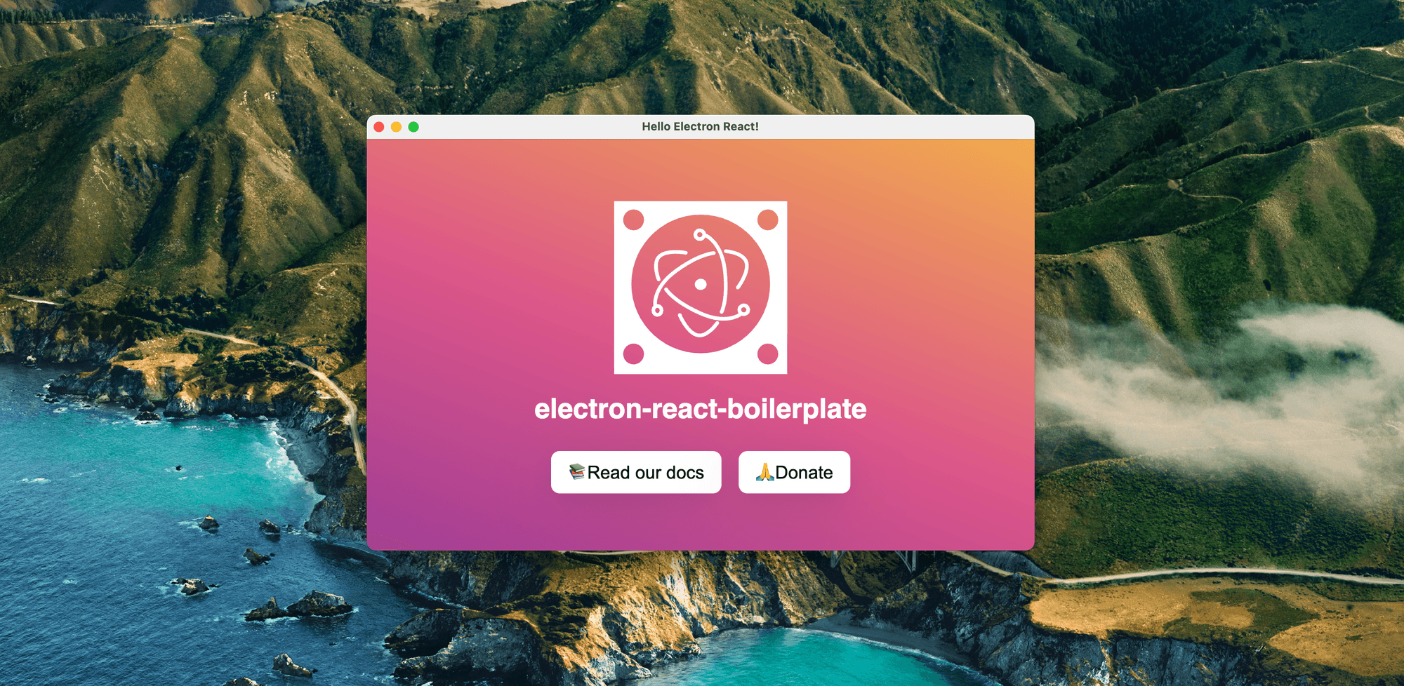 Electron React Boilerplate